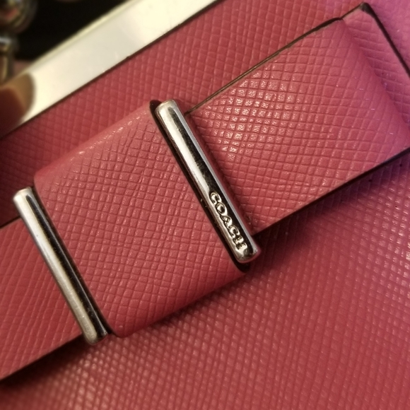 🔴SOLD🔴Coach Saffiano Wristlet and Coin Purse - Picture 7 of 8